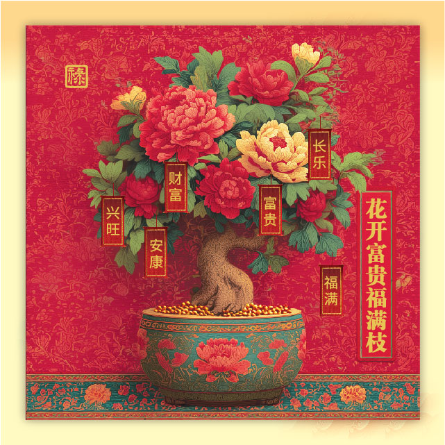 CNY 597 富贵花开_W-01